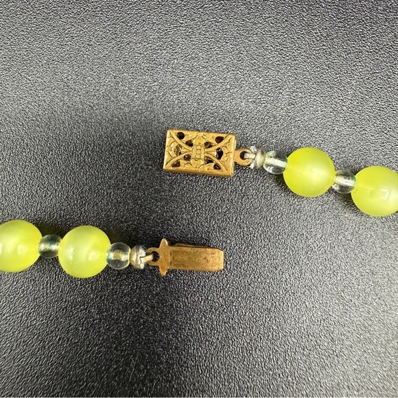 Moonglow Cateye 1970s Beaded Necklace Long - Picture 7 of 14